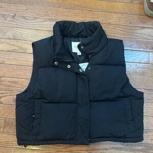 Thread & Supply crop puffer vest